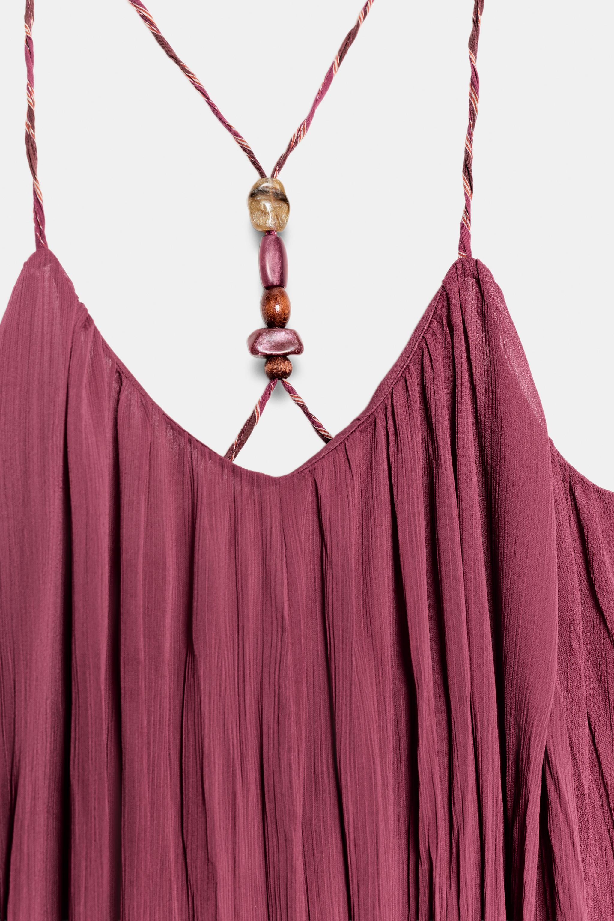 FLOWY BEADED DRESS